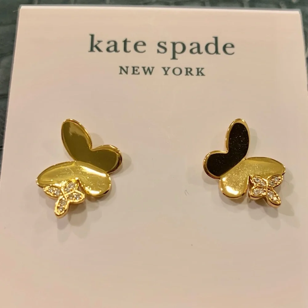 kate spade ♠️ NY in a flutter 🦋 stud earrings
